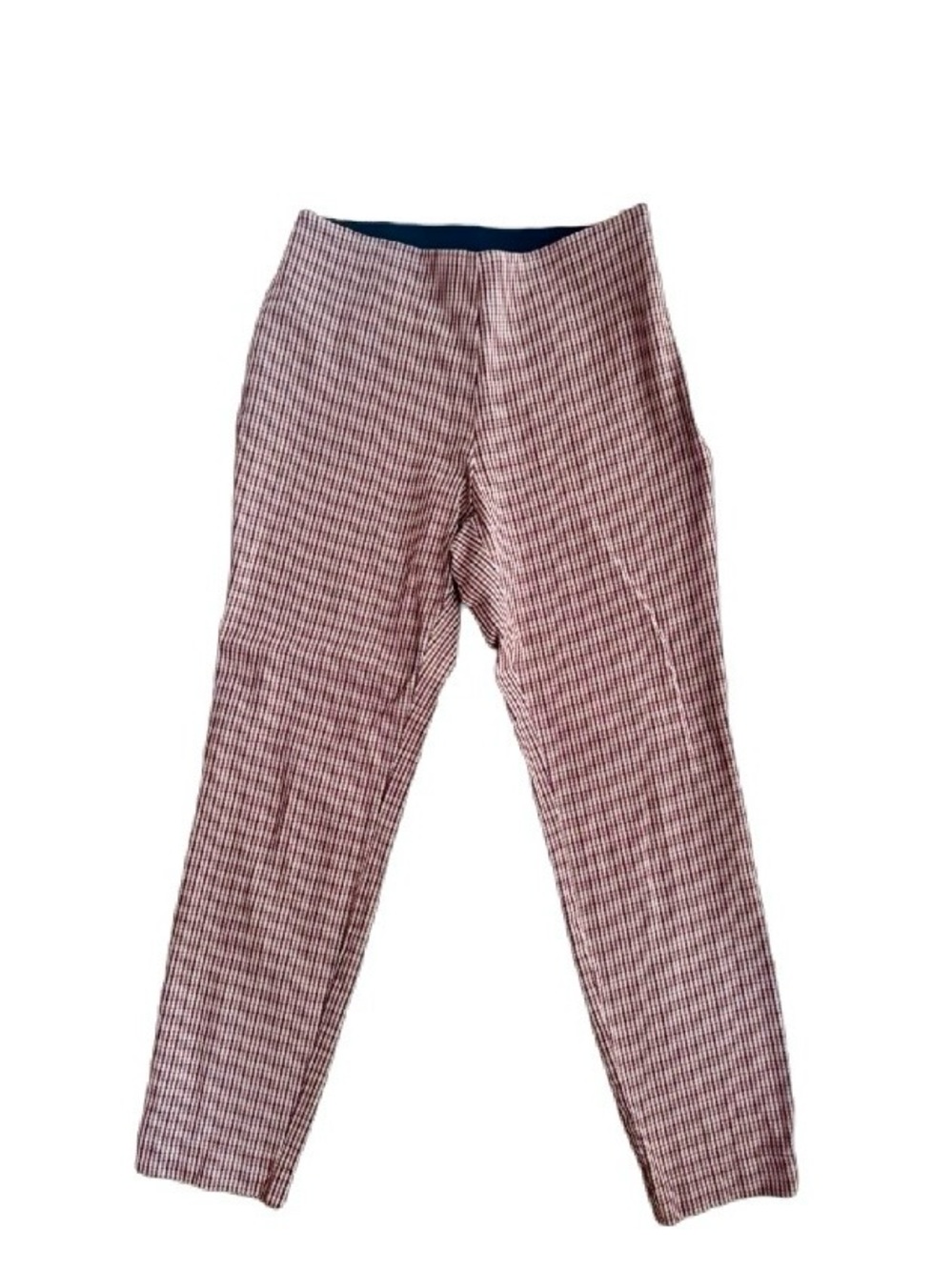 a new day Red, White & Light Blue Houndstooth Pants